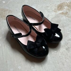 Patent black Mary Jane dress shoe